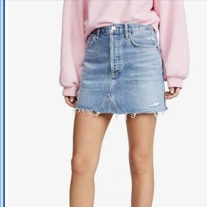Agolde denim skirt